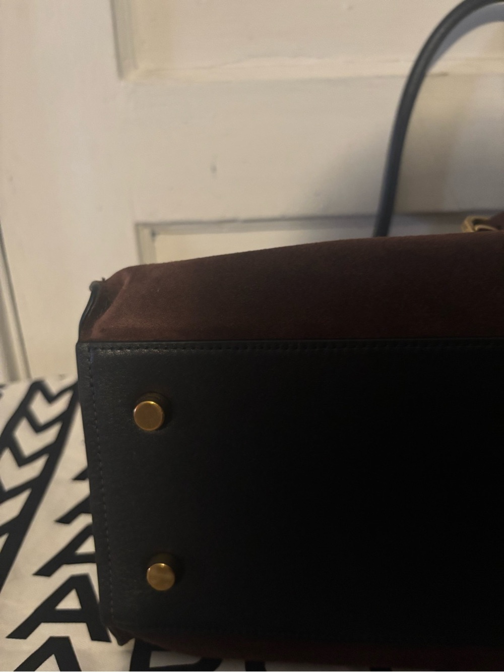 Marc Jacobs dark brown suede Dakota Satchel NWOT - Picture 11 of 13